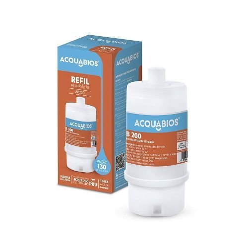 2026/04/1000164502.jpg Refil Acquabios Carbon Block 7'' ( Com Rosca ) - Imagem 1